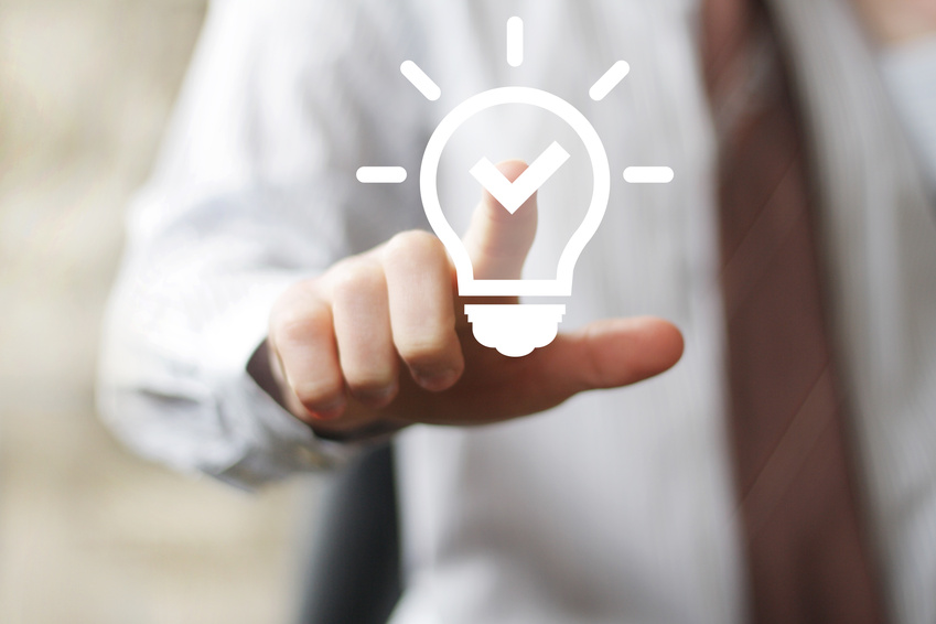 Button idea bulb innovation sign business businessman icon Button idea bulb innovation sign business businessman icon