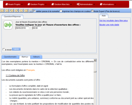 Rédaction du Cahier Spécifique des Charges Rédaction du Cahier Spécifique des Charges